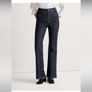 Madewell Perfect Vintage high rise flare in dark blue